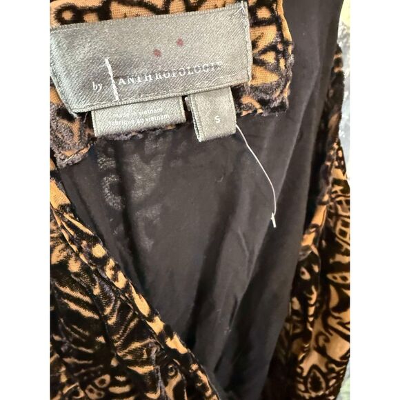 New Anthropologie The Somerset Maxi Dress: Velvet Edition Sz Small - Picture 9 of 9